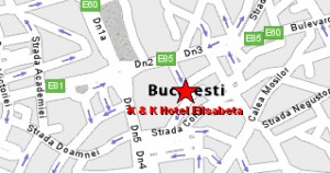 Map of Hotel K & K ELISABETA